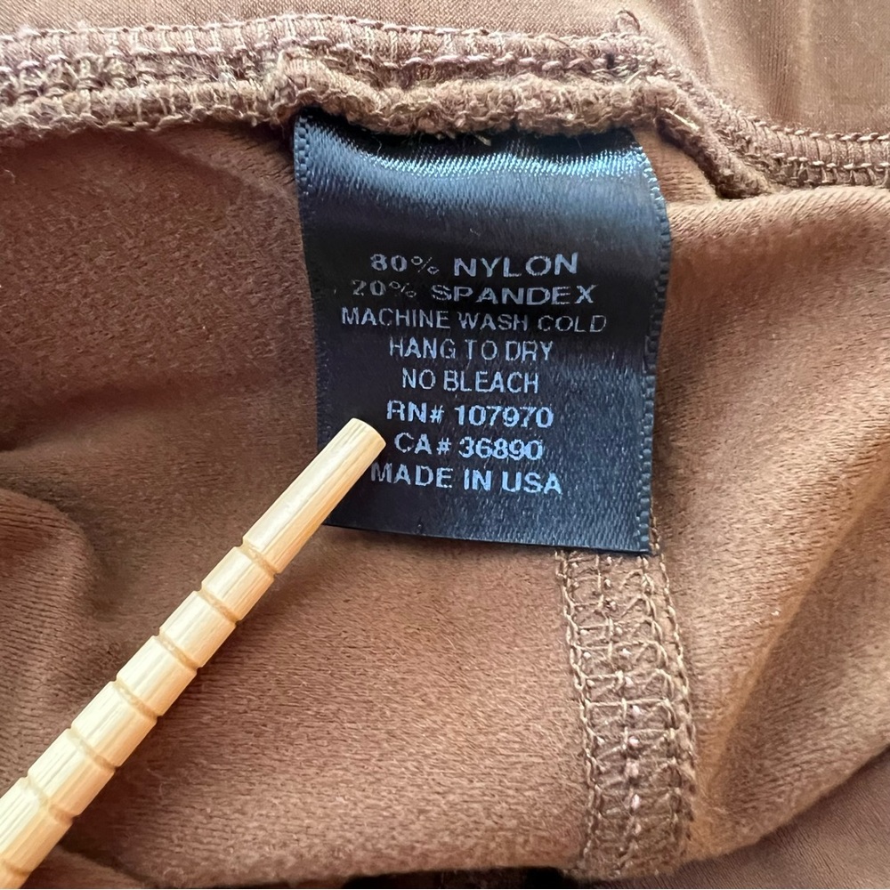Kerrits Brown Equestrian Flare Pants w/Booty Grip Riding Bootcut Athletic USA - Picture 7 of 10
